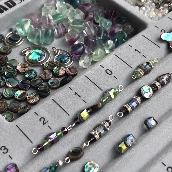 Austrian Crystal Cube Beads Lot DIY AB Colors Jewelry Making DIY Crafting Lot - Picture 12 of 16